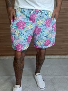 Kit 3 Peças Bermuda Short Mauricinho Estampado Masculino