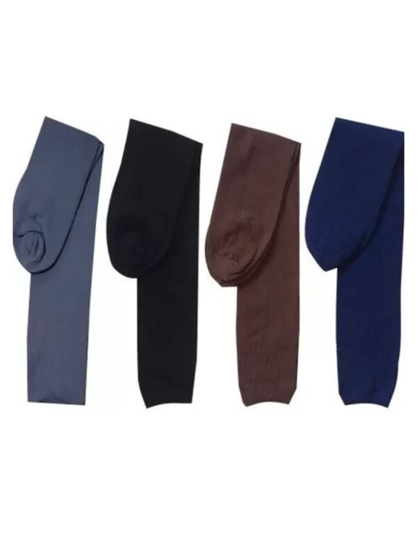 Kit Com 6 Pares De Meias Social Sortidas Masculina Cano Alto