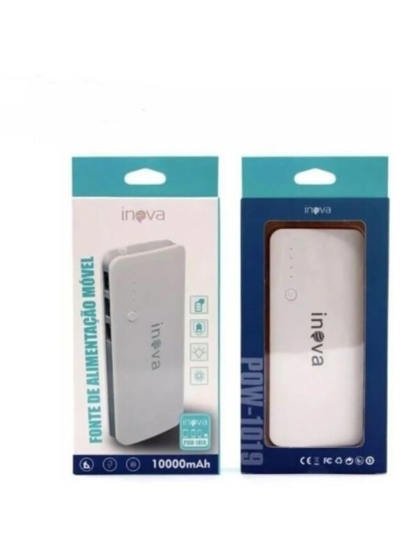 Power Bank Inova 10000 Mah Carregador Portátil Pow1019 SHEIN Brasil
