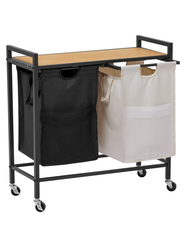 Laundry Basket with Wheels and Handle 93L Laundry Sorter