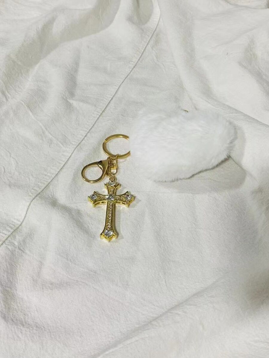 Chaveiro De Cruz Metal avançado Delicado Mod2