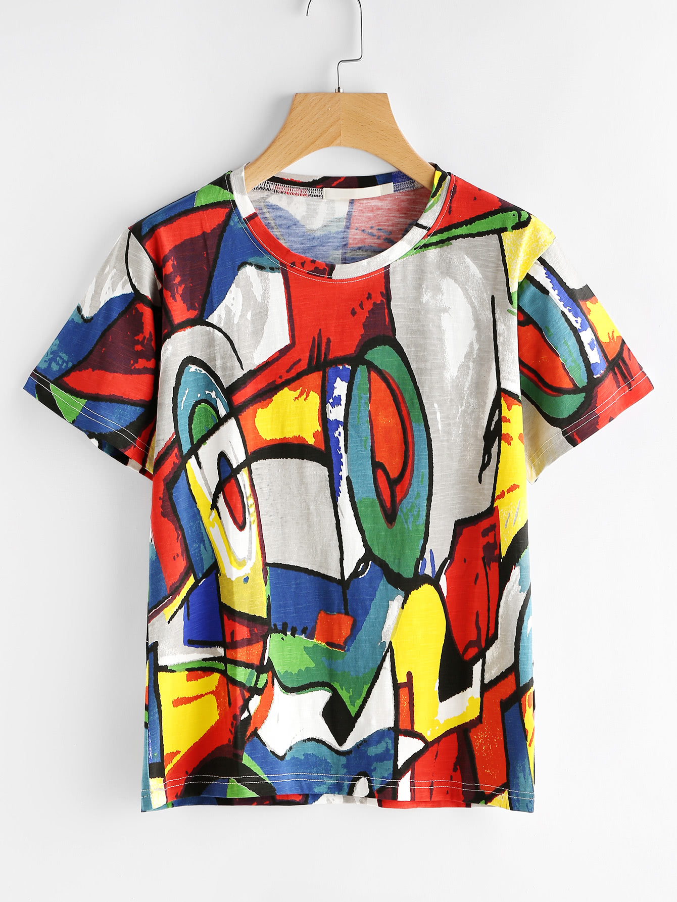 graffiti print tee