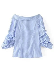 SHEIN Unity Camisa de rayas verticales