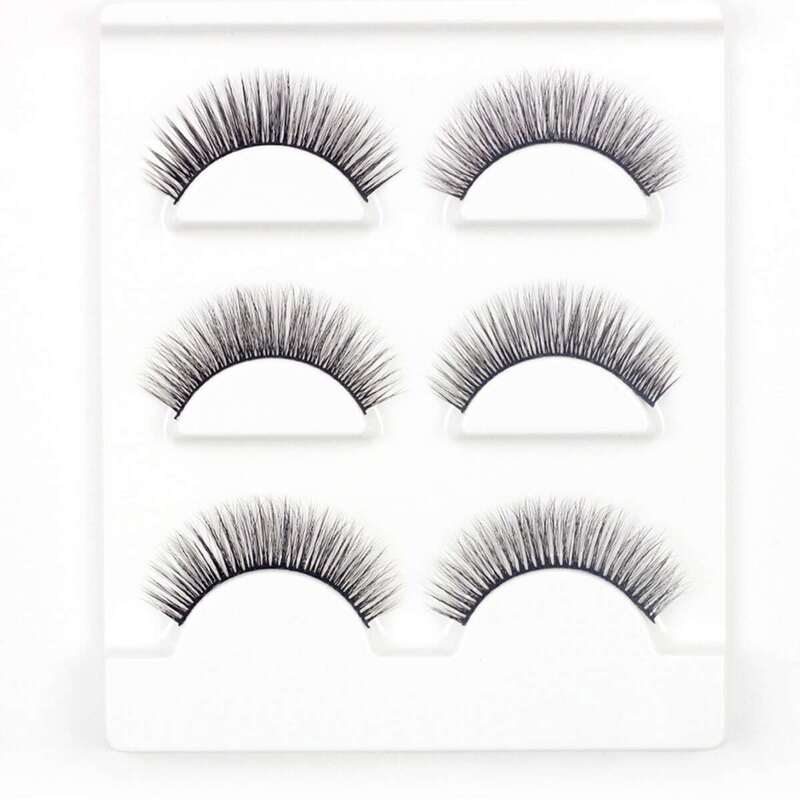 

Natural False Eyelash 3pairs, Black