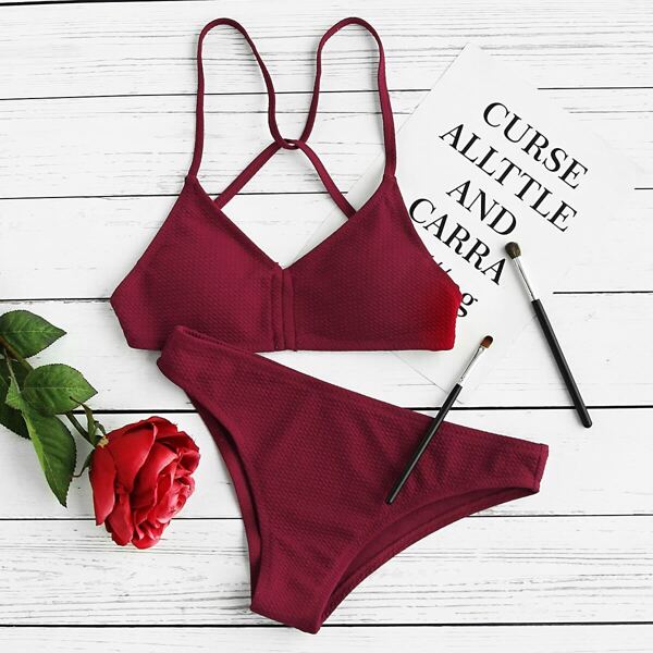 

Push Up Strappy Back Bikini Set
