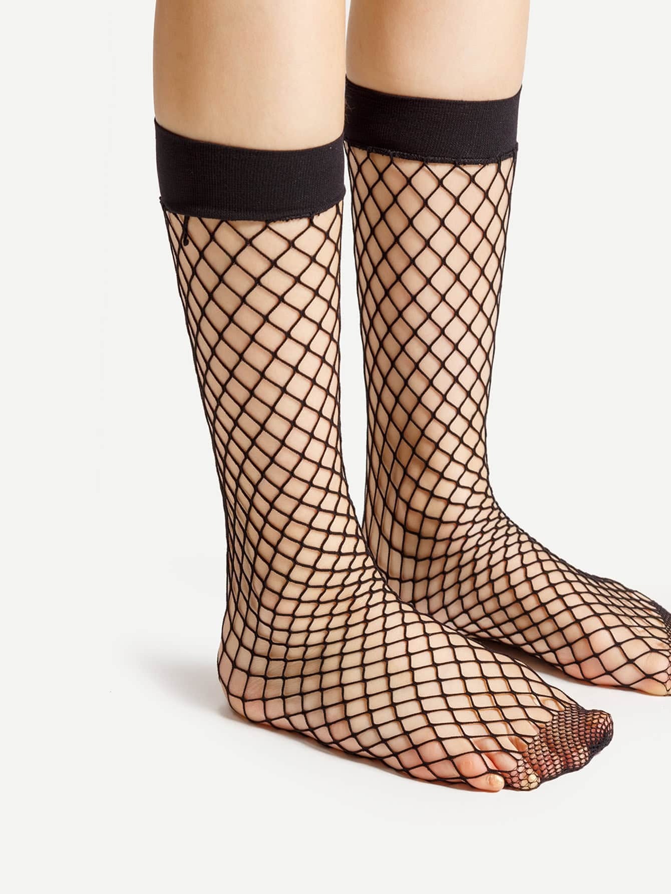 Fishnet Ankle Socks 3 Pairs