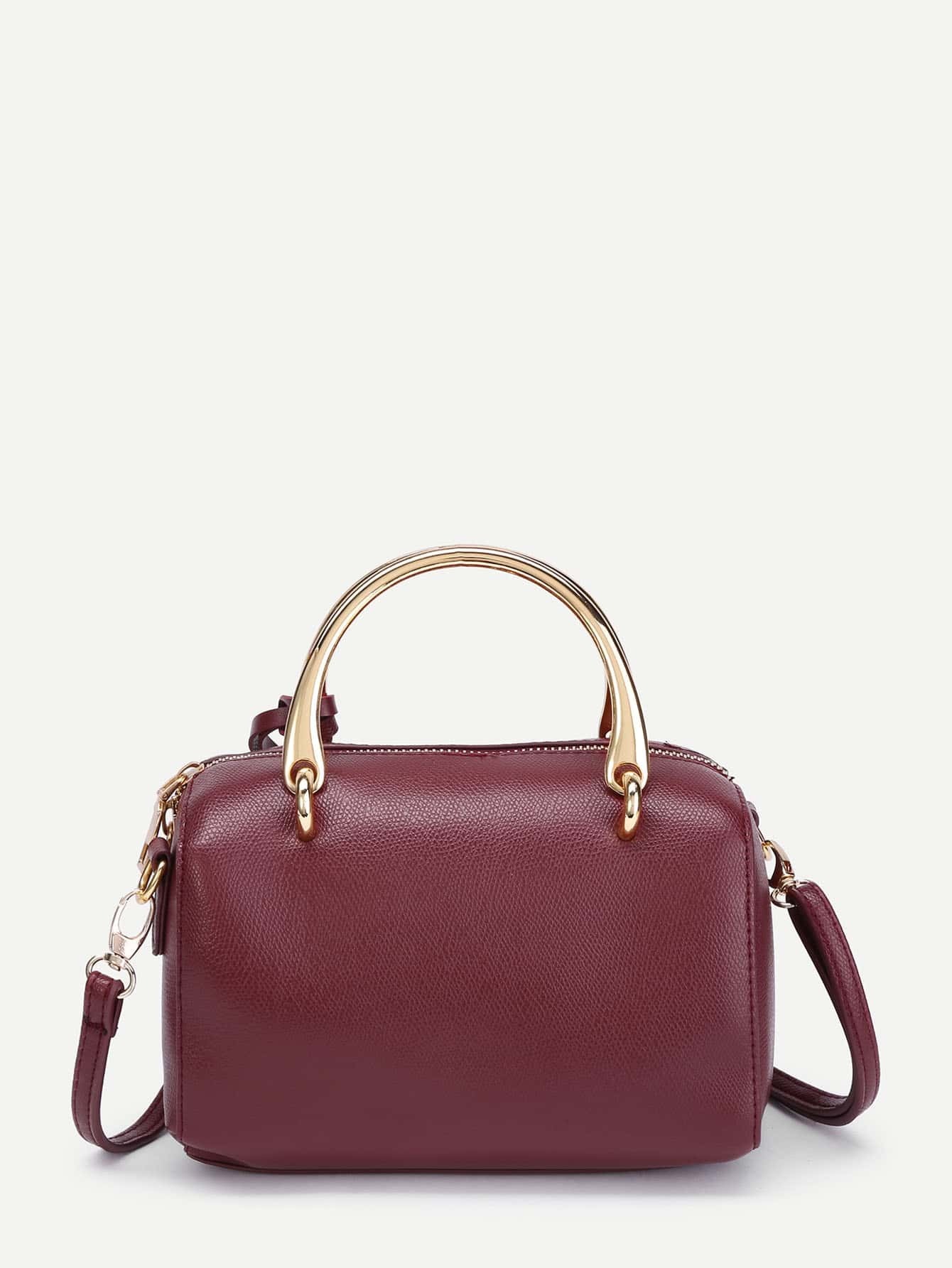 De Hombro Pu Bolso Con Mango Detalle Borla PZiXOuTk