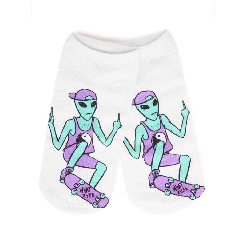 

Alien Print Socks, Multicolor