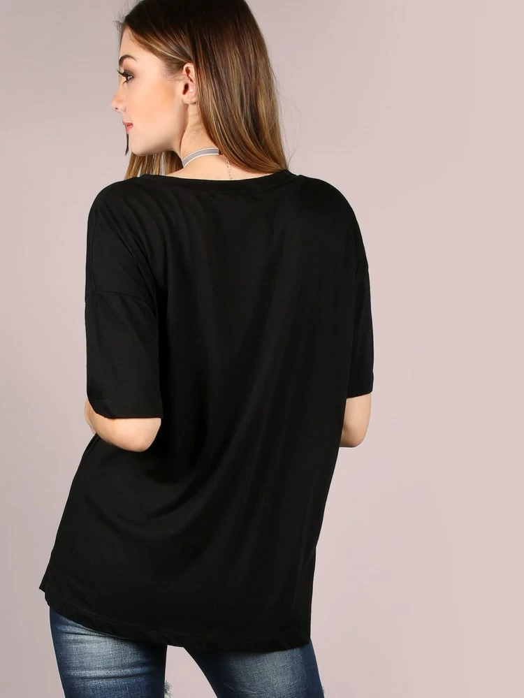 camiseta oversize mujer