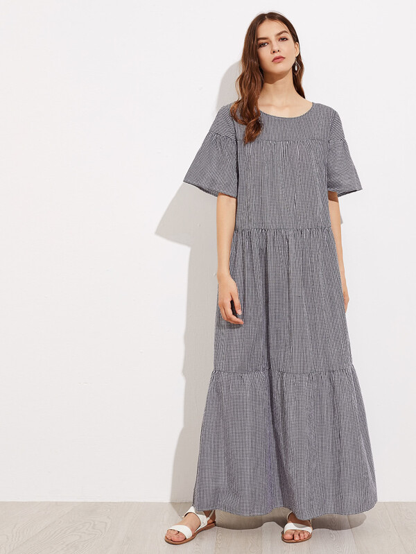 Floor Length Tiered Dress