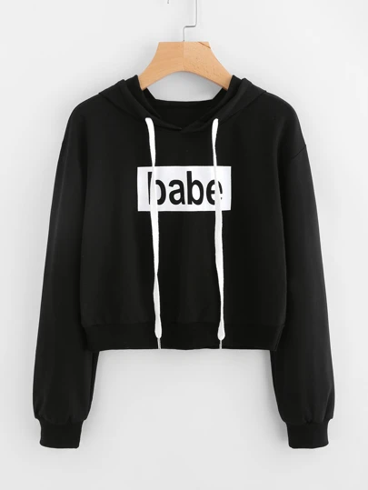 shein babe sweatshirt