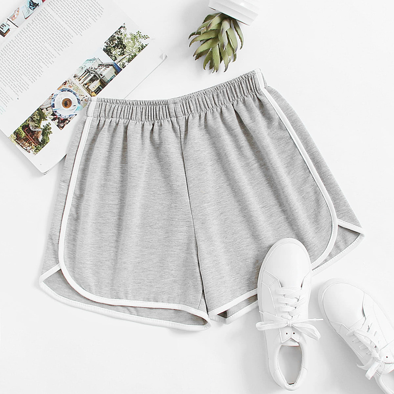

Ringer Slub Shorts, Grey