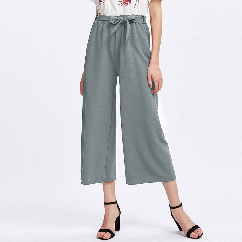 

Tie Waist Culotte Pants