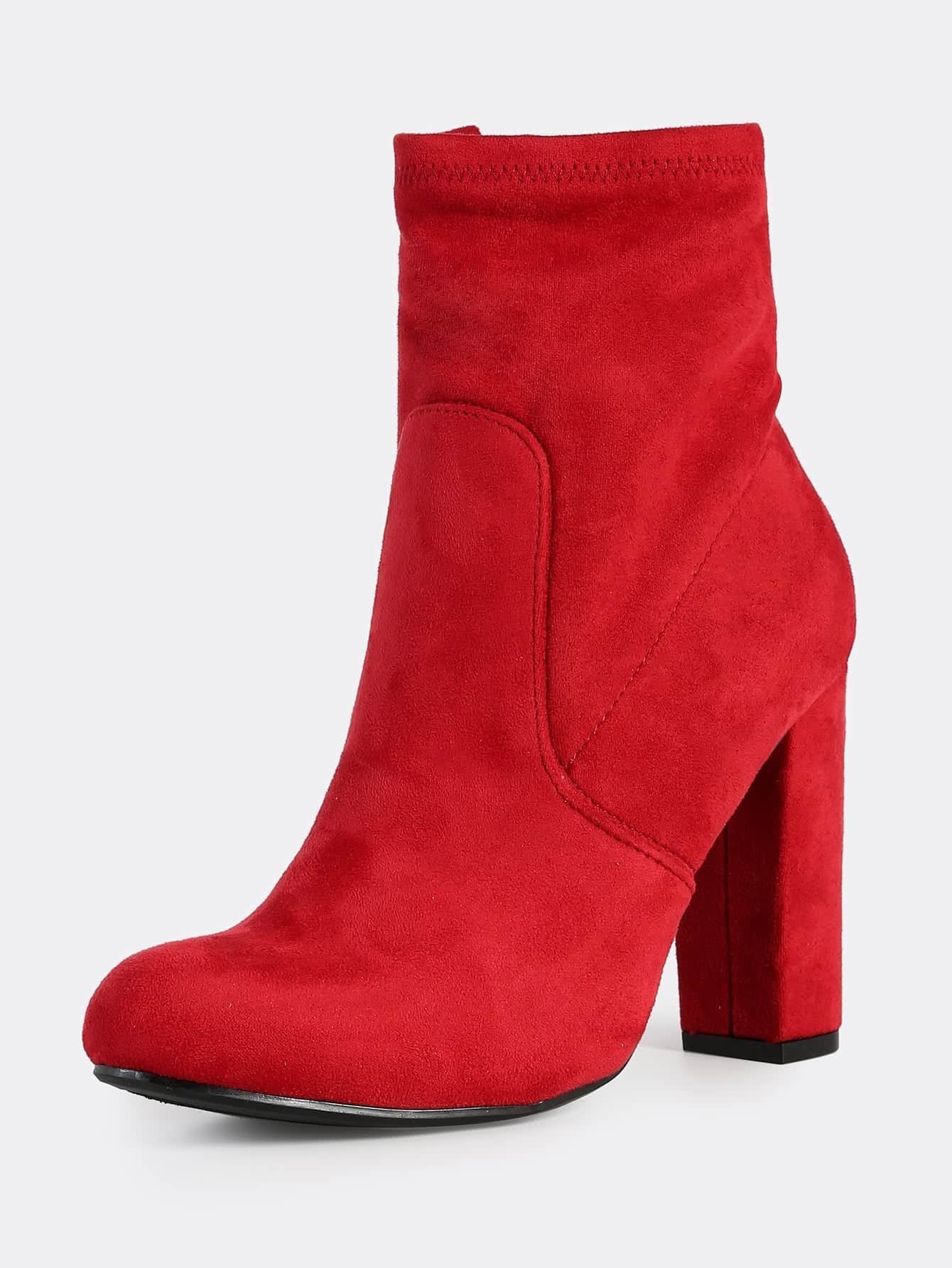 Botines de ante tacón | Moda de Mujer | SHEIN México