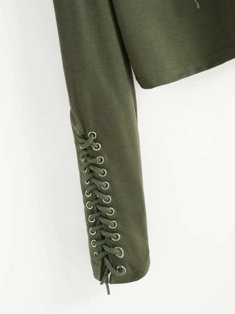 Áo nỉ màu trơn xanh quân đội  Đá - xanh quân đội - Xem 4