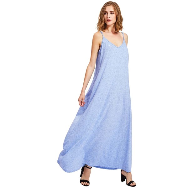 

Cami Straps Maxi Dress, Baby blue