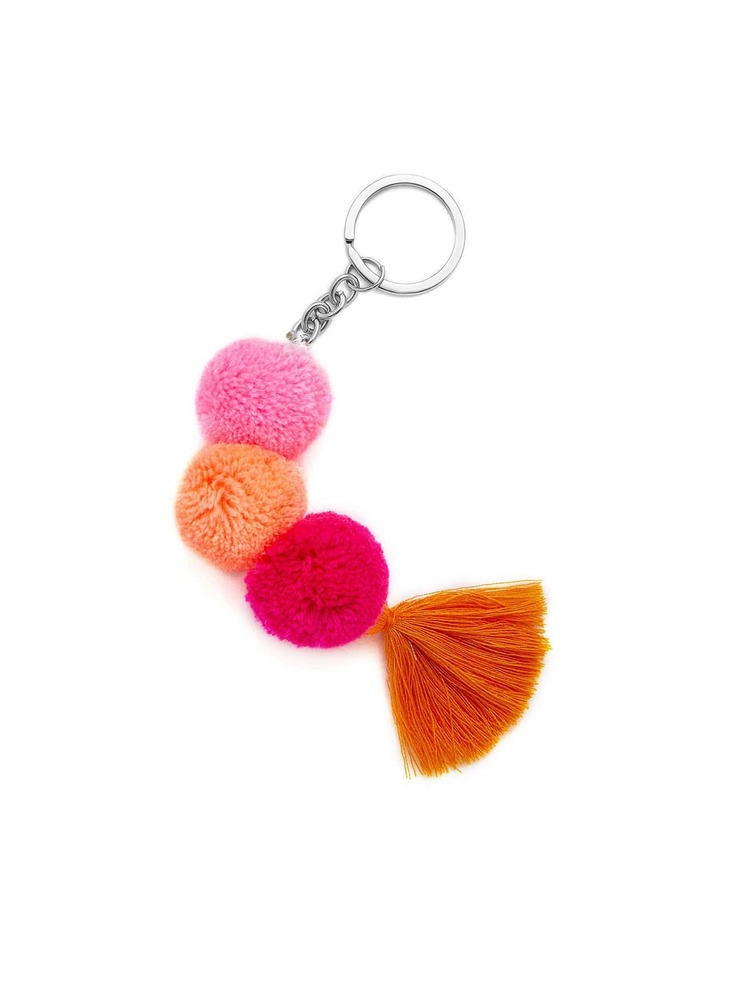 Pom Pom Tassel Cute Keychain - Nhiều màu - Xem 2