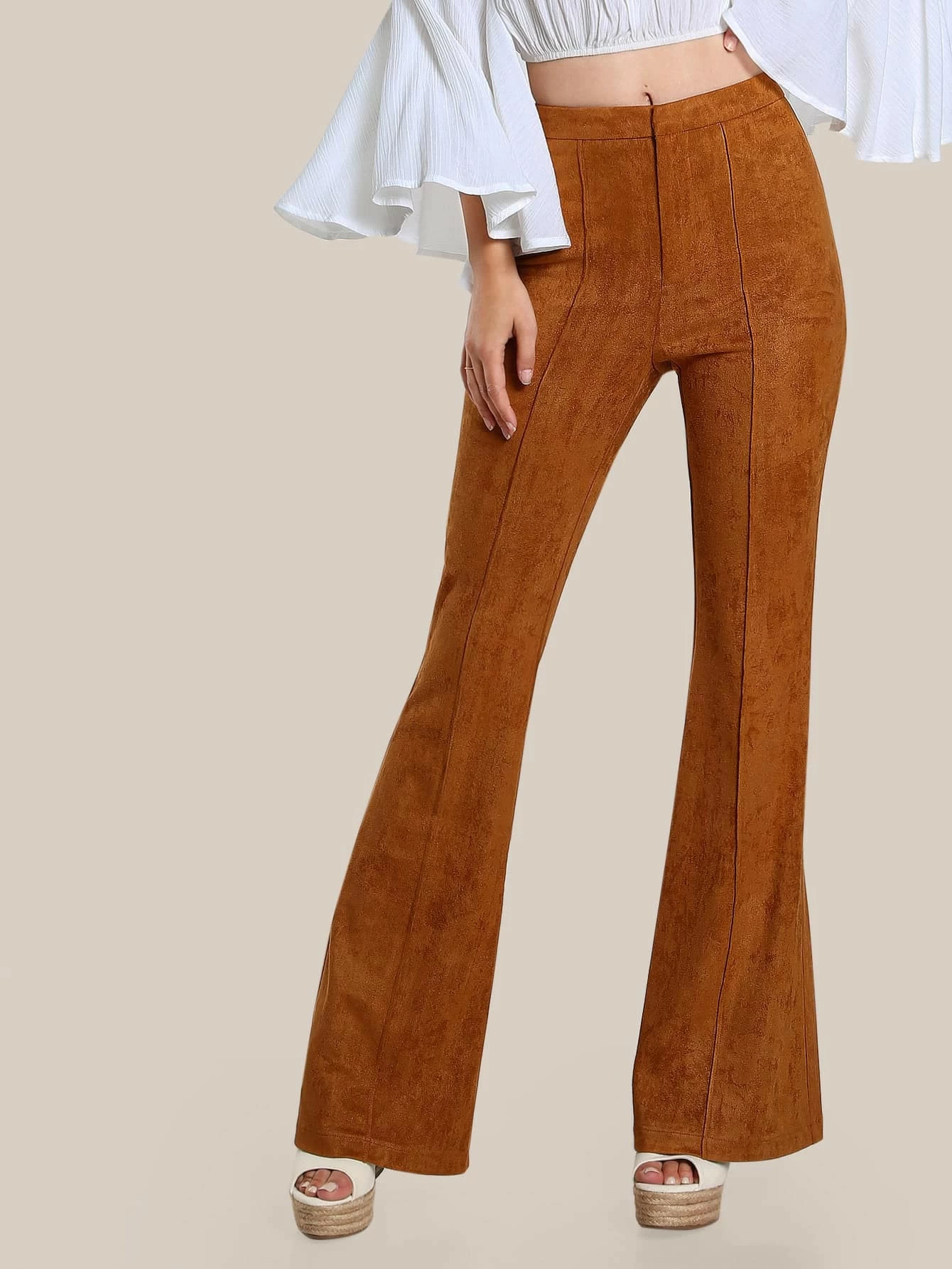 burnt orange bell bottoms