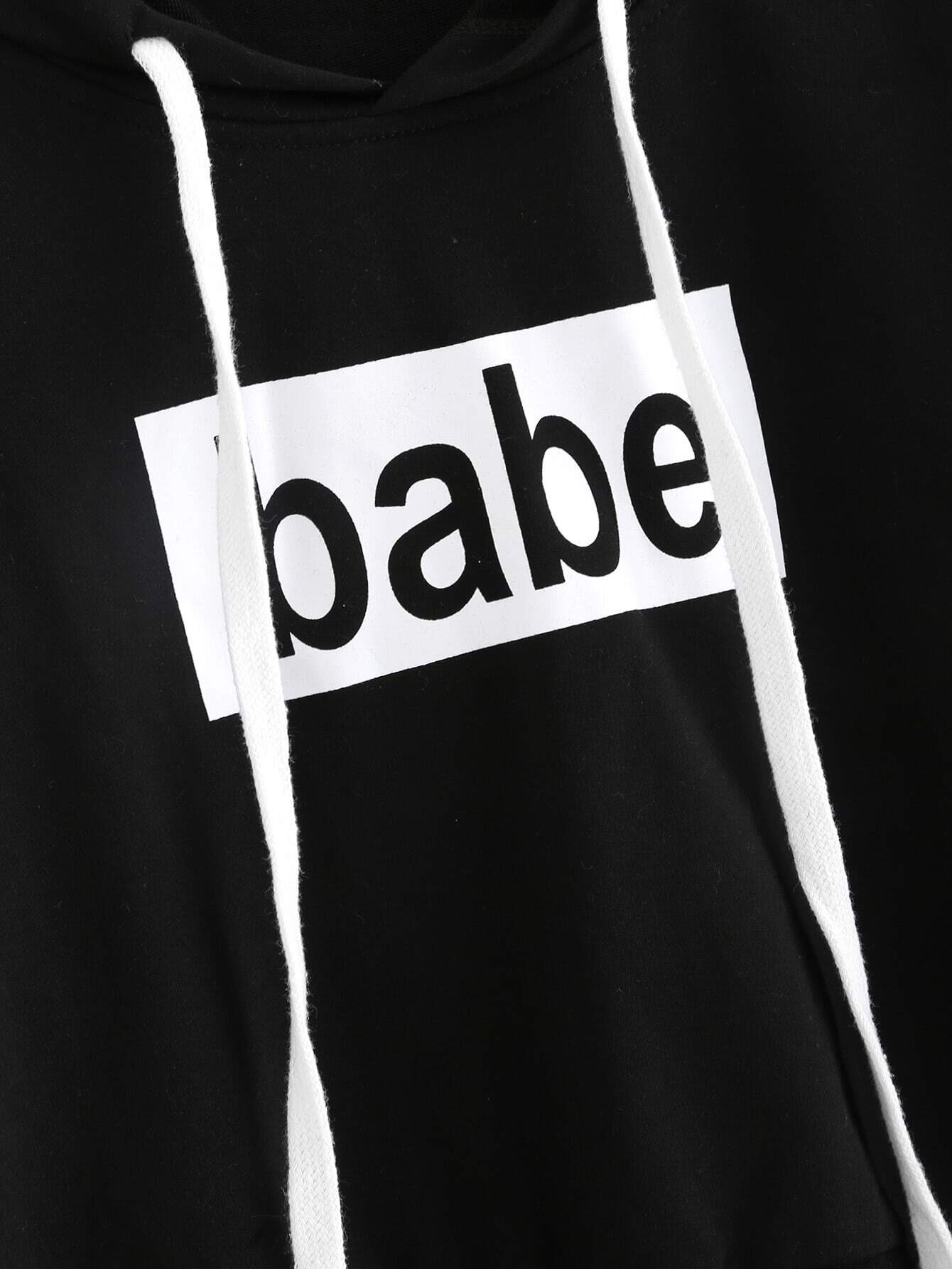 shein babe sweatshirt