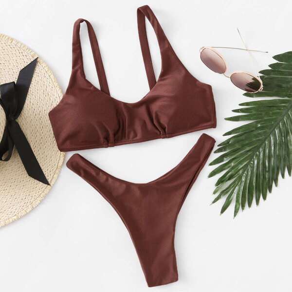 

High Leg Bikini Set