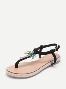 Ananas Mit Sandalen Und Palme Strass POkXiuZ