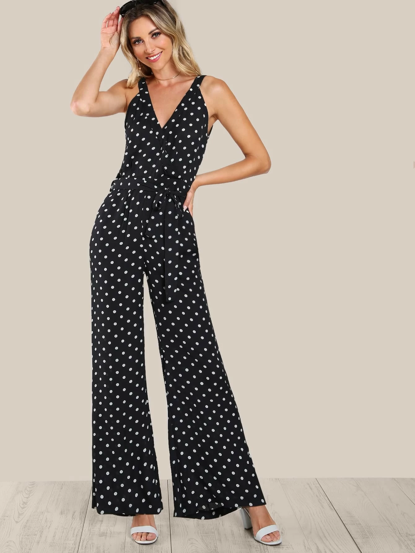 polka dot jumpsuit australia