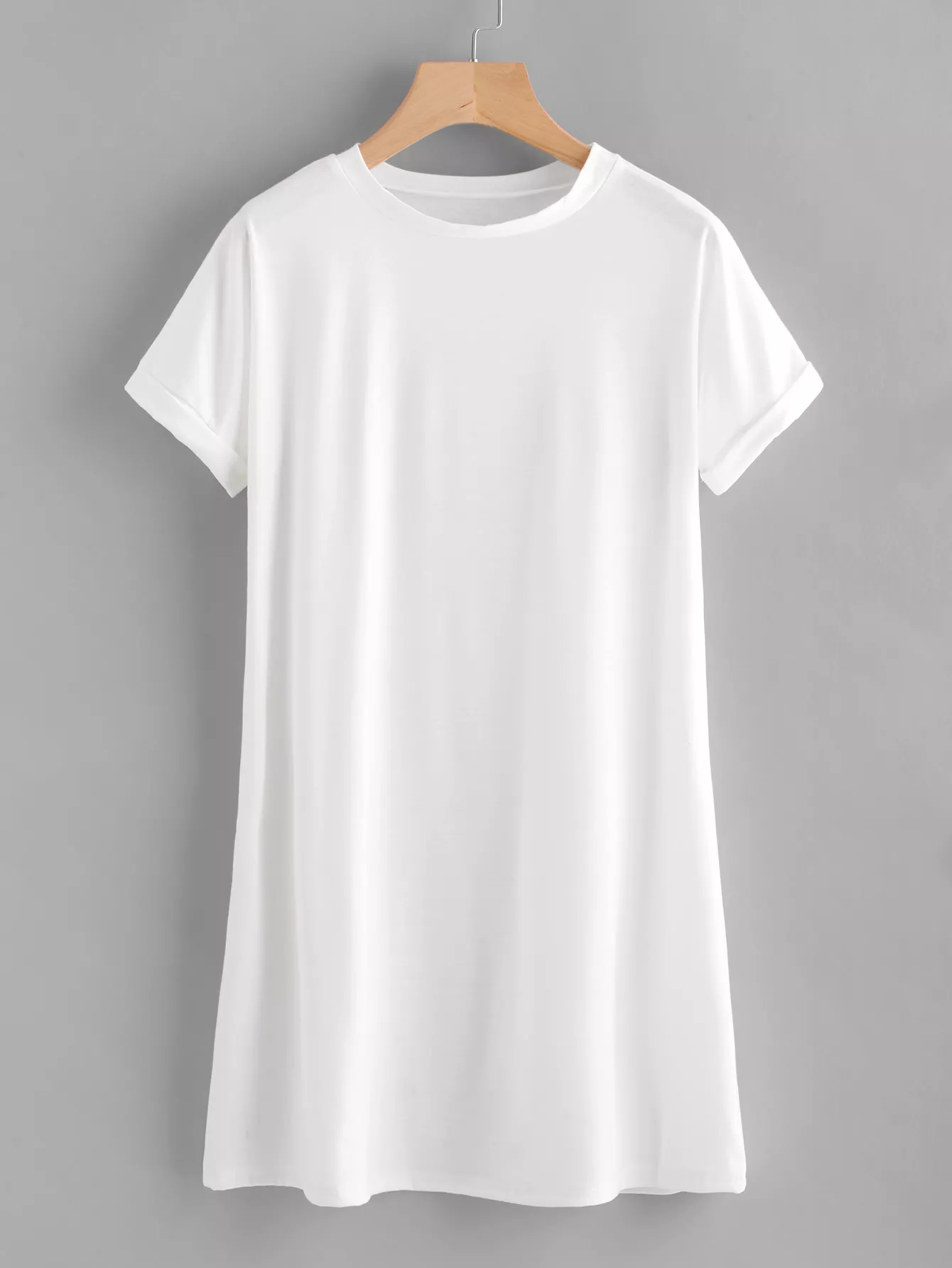 white tee dress