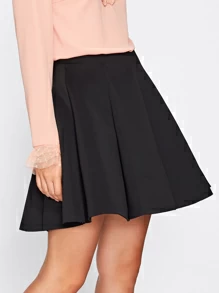 Falda skater unicolor