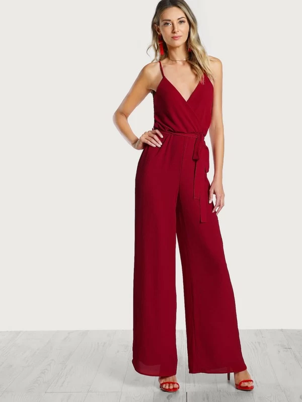 flowy jumpsuit with belt