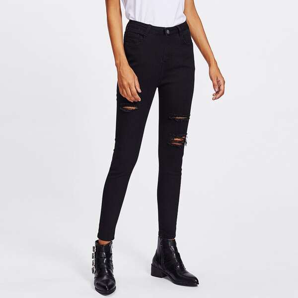 

Ripped Knee Skinny Jeans