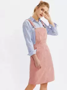 overall dress shein