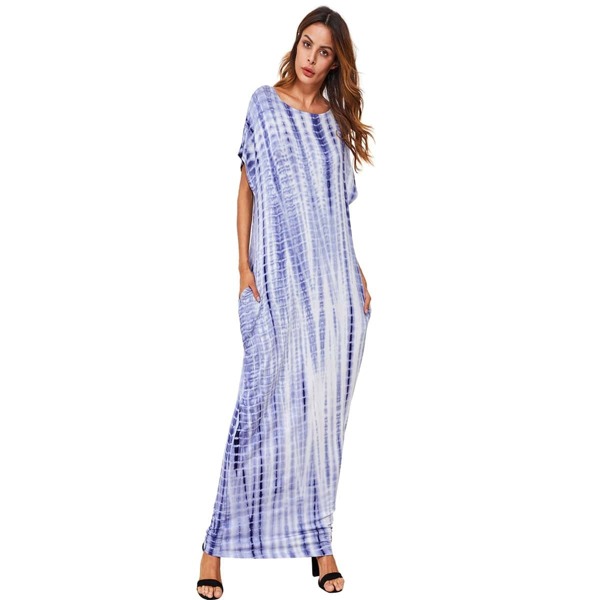 

Pocket Cocoon Full Length Dress, Multicolor