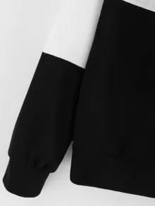 Colour Block Hoodie - Multicolor - View 4