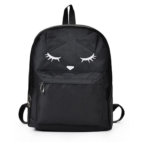 

Cartoon Eyes Printed Backpack