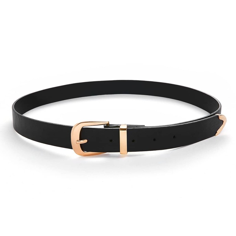 

Metal Buckle Belt, Black