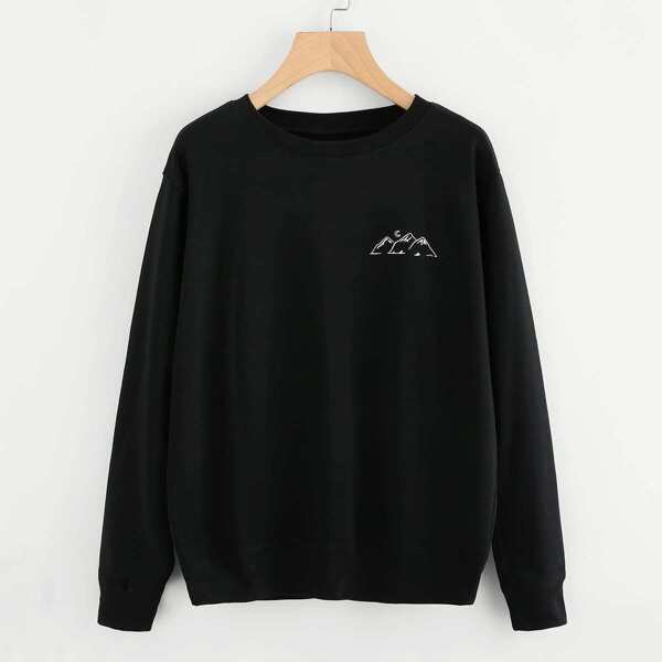 

Graphic Print Sweatshirt