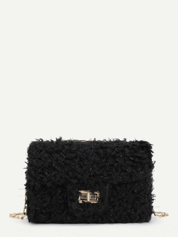 Faux Fur Crossbody Bag Faux Fur Crossbody Bag