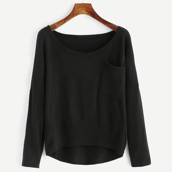 

Front Pocket High Low Tee