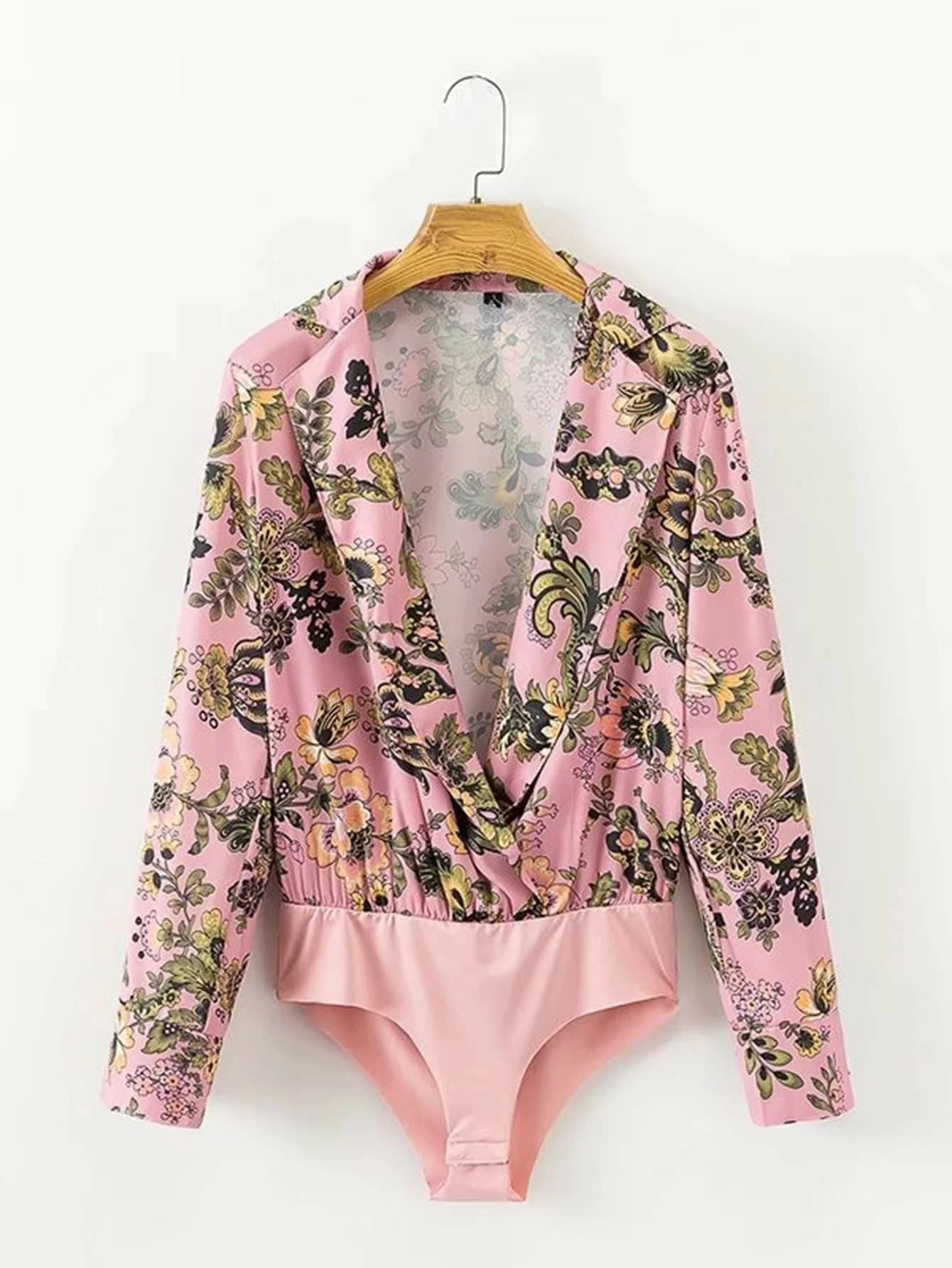 Satin blouse bodysuit Clearance