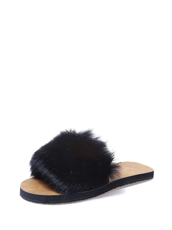 fur slippers online