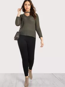 SHEIN LUNE Leggings de talle alto