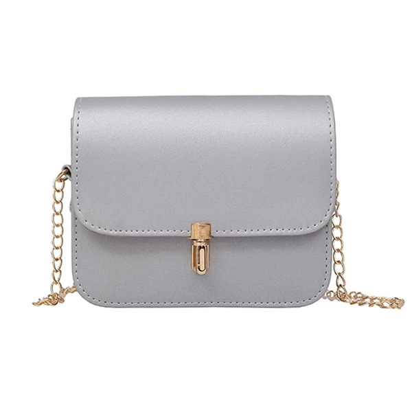 

PU Flap Shoulder Bag With Chain