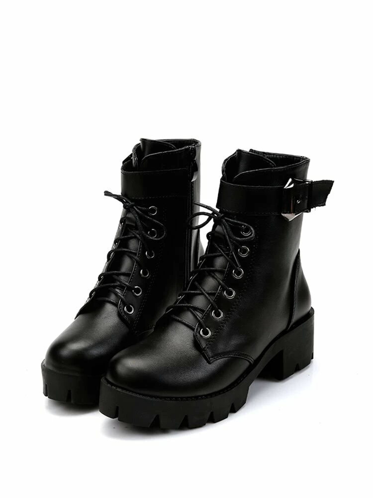 lace up platform boots