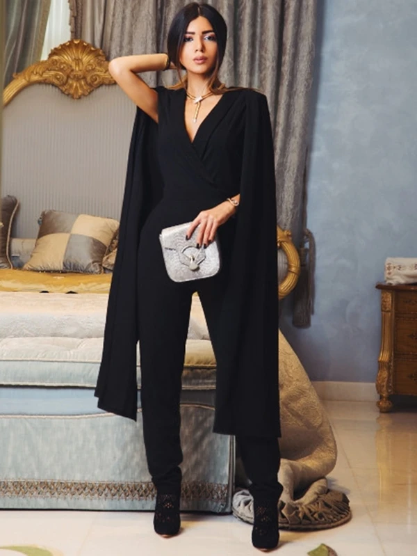 shein cape jumpsuit