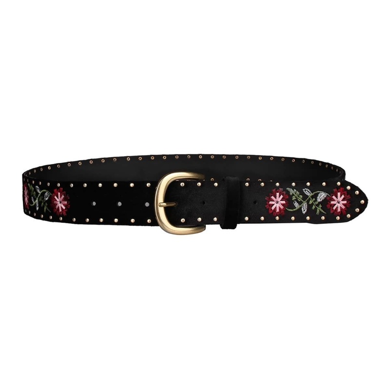 

Studded Embroidery Belt, Multicolor