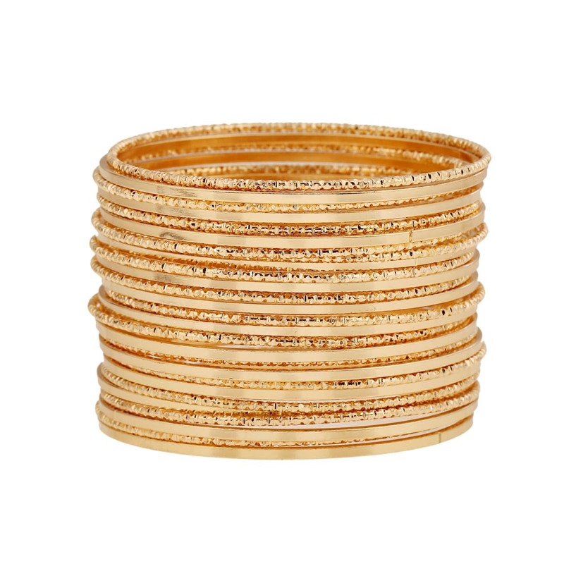 

Multi Layered Bracelet 27pcs, Gold