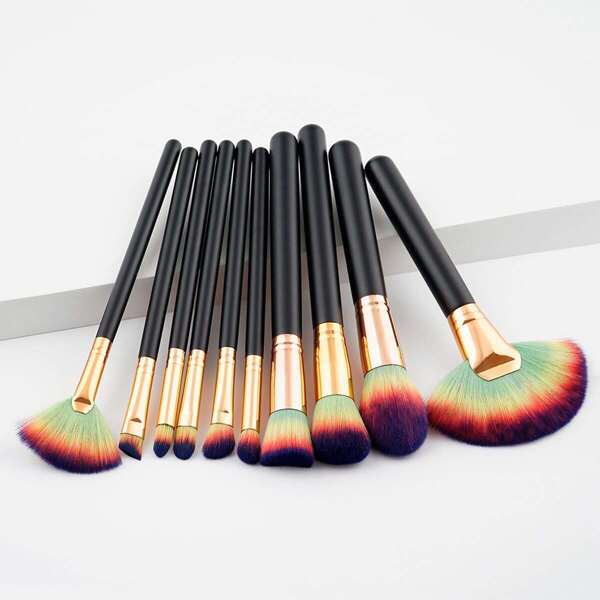 

Ombre Bristle Makeup Brush 10pcs