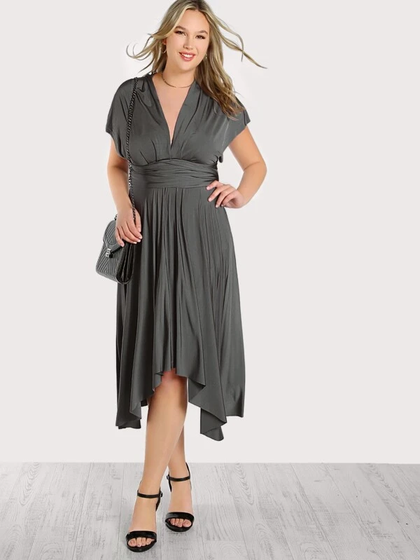 Shein Kleid Mit Selbstbindung Aktuelle Trends Gunstig Kaufen Shein Deutschland
