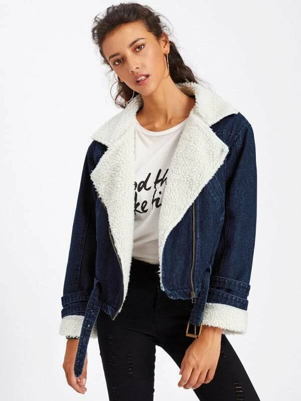 aviator denim jacket