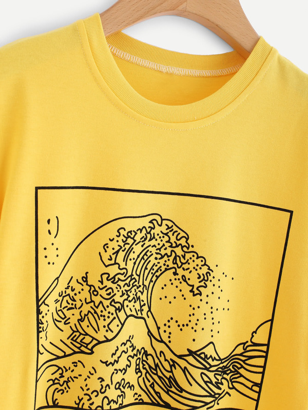 Is That The New Graphic Print Tee ?? ROMWE USA